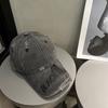 Gorra de béisbol lavada y desgastada para mujer, estilo retro coreano, informal, versátil, con diseño que deja ver la cara, pequeña sombrilla, gorra con lengüeta de pato para hombre.