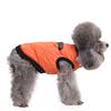Jaqueta com Zíper Transfronteiriça Roupas para Animais de Estimação com Capuz à Prova de Vento Casaco de Algodão para Gato Inverno Algodão Quente Peito e Costas Roupas para Cachorro