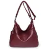 Bolso para Mujeres de Mediana Edad y Mayores 2026 Nuevo Estilo Retro Europeo y Americano Gran Capacidad Piel Suave PU Estilo Mamá Bolso de Hombro Cruzado Venta al por Mayor