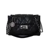Bolso de cadena transfronterizo de moda estilo Chanel para mujer, nuevo bolso versátil elegante para primavera y otoño, para llevar debajo del brazo o al hombro, bolso casual para el día a día