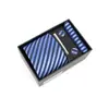 Set de Regalo de Corbata para Hombre, Corbata de Gama Alta, Corbata de Poliéster Seda Bordada, En Stock, Personalización de Logo, Corbata Atada a Mano
