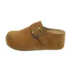 Sandálias fechadas estilo Birkenstock com sola grossa, que aumentam a altura, para mulheres, nova coleção de verão e outono de 2026