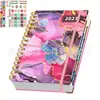 Agenda en espiral 2027 en inglés, un artículo popular en Temu, exclusivamente para ventas transfronterizas, libro de planificación de tiempo de cuaderno A5