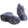 Cliente de montaña externo antideslizante garra de hielo de goma cubierta de zapato antideslizante pesca en hielo caminata sobre hielo garra de hielo de 10 dientes antiestiramiento