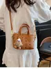 Bolso de mano para mujer para otoño, bolso tipo cubo versátil para dama, bolso cruzado de moda 2025, bolso cruzado tipo cubo de este año