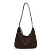 Bolsa de axila da moda, bolsa de grande capacidade, 2025, novo estilo coreano, bolsa casual, bolsa de ombro fosca, bolsa de ombro para mulheres