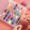 Linha para Máquina de Costura, Linha Roxa para Costura Doméstica, Rolo Pequeno Multicolorido, Linha Plana para Costura, Porta-Bobinas Antigo