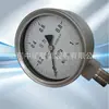 Manômetro de pressão com diafragma em aço inoxidável com conexão de flange roscada, tipo sanitário, resistente a choques e com diafragma resistente à corrosão
