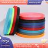 Spot fornecimento preto e branco cor reflexiva pet tração webbing saco ioga lona saco cinto de segurança acessórios webbing