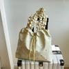Estilo Fresco Bolso de Tela Oxford Artística 2024 Otoño Nuevo Moderno Estilo Coreano Versátil Plegado Diamante Gran Capacidad Bolso de Mano