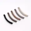 Atacado do Fabricante 11cm Fosco Fashionável Aveludado Mate Alta Resistência Durável Display de Cabelo Várias Larguras Rabo de Cavalo Presilha Banana