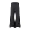 Pantalones de traje de color sólido americano microacampanados para hombre, estilo callejero, retro, adelgazantes, casuales, de pierna ancha, hasta el suelo
