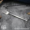 Juego de cuchillo, tenedor y cuchara de acero inoxidable directo de fábrica, cubiertos de alta gama para bistec occidental para hotel, cuchara creativa japonesa y coreana