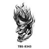 Tbs Cross-Border se especializa en Pegatinas de Tatuaje de Animales en Blanco y Negro y Florales Coloridos para Medio Brazo, Unisex, Estilo Europeo y Americano