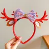 Pinza para el Cabello de Astas de Reno Navideño Accesorios para Tocados 2026 Nuevas Pinzas Laterales para Niños Pinzas Pequeñas Lindas Diadema Navideña