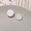 Accesorios de Resina Zhenwu Cuadrado a Cuadros Brillo Parche de Media Pastilla Aretes DIY Aretes Pasador para el Cabello de Mujer Material para Funda de Teléfono Móvil