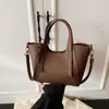 Bolso de Mano de Alta Gama Versátil de Nicho Nuevo para Mujer Textura Retro Hombro Único Cruzado Cubo Bolso de Viaje