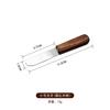 Cuchillo de queso de acero inoxidable 430 para niños, tamaño pequeño, mango de madera dentado, cuchillo para mantequilla, cuchillo para hornear, pintura, pan, queso, mermelada