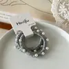 Goma para el Cabello Sencilla y Versátil Estilo Coreano con Pequeñas Perlas Delicadas, Cuerda Elástica Alta para Cola de Caballo, Anillo para el Cabello, Accesorio para el Cabello de Mujer