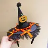 Diadema de Halloween, Diadema Luminosa de Cuernos de Calabaza, Accesorios Divertidos para Fotos, Accesorios para el Cabello, Decoraciones para Vestidos Festivos