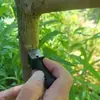 Faca de Enxertia de Lâmina Dupla para Enxertia de Árvores Frutíferas, Ferramenta de Enxertia Afiada e Durável, Dispositivo de Enxertia Espessado