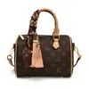 Nova Bolsa Boston Colorida Estampada de Alta Qualidade 2026, Bolsa Transversal de Mão Versátil Fashion de Luxo Leve para Mulheres