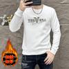Fábrica de origen una generación de letras estampado en caliente chalecos para hombre primavera y otoño ajuste slim manga larga forrado de vellón marea chaqueta para hombre