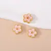 Método Antigo Óleo Gota Dourada Flor de Pessegueiro Peixinho Estrela de Cinco Pontas Espaçador de Furo Grande Contas Pulseira de Miçangas Colar Fio de Tecelagem Acessórios para Joias DIY