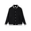 Suéter cardigan de algodão penteado 380g japonês, conjunto baseball, amantes, casaco primavera e outono, casaco de correspondência de cores para exterior, tendência