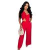 C7375 Transfronteiriço Aliexpress Amazon Moda Europeia e Americana Calças Casuais Sexy com Laço Feminino Conjunto de Duas Peças Novo