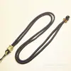 Corda redonda pequena de 2mm, mantra de seis caracteres ajustável, cordão para pingente de liga Tangka e jade, atacado. Corda de colar de ouro Pixiu