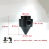 Cabezal de corte para máquina láser, copa de chorro, lente de enfoque, boquilla de aire, puerto de enfoque, accesorios para grabado y corte