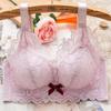Ropa interior para mujer de busto pequeño push-up grueso ajustable con realce superior para busto sujetador de encaje fino sexy