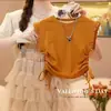 Conjunto de Ropa para Niñas 2026 Verano Nuevo Top Elegante de Color Sólido para Niños Mayores, Delgado y Único Vestido Largo de Princesa Conjunto de Dos Piezas
