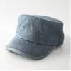 Gorra de béisbol de color sólido, estilo vintage desgastado, visera curva, copa plana, unisex, simple y versátil, casual, estilo británico para otoño e invierno