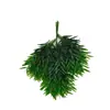 Rama Artificial de Banyan Hoja de Banyan tacto plástico Rama de Banyan hoja de planta verde rama falsa decoración de jardín