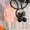 Varilla de Soporte para Globo 70cm Varilla para Globo de Ola Material para Globos Transparente Mate de Mano Varilla de Arrastre Varilla de Soporte Venta al por Mayor