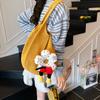 Bolso de Mano Tejido de Verano para Mujer, Bolso de Malla de Hombro Moderno y Elegante para Viajes a la Playa, Tejido de Paja