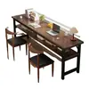 Juego de Escritorio y Silla para Computadora, Juego Completo de Escritorio y Silla, Mesa de Trabajo Rectangular, Mesa Larga para Sala de Estar en Casa, Mesa de Escritorio