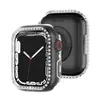 Nuevo iwatch765432SE Apple Watch 7ª Generación Doble Fila Taladro Borde Hueco Carcasa Protectora Funda Anti-caídas
