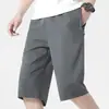 Pantalones Cortos de Hombre 2026 Verano Seda de Hielo Secado Rápido Sueltos Delgados de Longitud Media Pantalones Cortos Deportivos de Playa