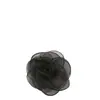 Estilo coreano organza borde quemado malla de gasa flor de rosa DIY tocado flor corsage accesorios para el cabello zapatos y sombreros accesorios 10cm