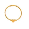 Pulsera Abierta Retorcible de Tubo de Alambre Suave con Forma de Corazón Geométrico Europeo y Americano Acero Inoxidable Chapado en Oro Real de 18K Joyería Versátil Transfronteriza