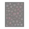 Redanco3D Planos Ins Populares Pegatinas para Uñas de Dibujos Animados Fuegos Artificiales Dorados y Plateados de Año Nuevo Pegatinas para Uñas Dh-1063