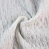 Tejido plisado elástico de algodón y elastano jacquard para ensalada, para ropa infantil, camisa de mujer, venta al por mayor