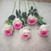 Flor de simulação suprimentos de casamento rosa de flanela planta de simulação flor falsa de casamento artesanato para decoração de casa