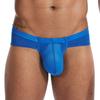 Cueca Tanga Masculina Triangular de Malha com Bolsa Tridimensional, Fina, Macia e Suave