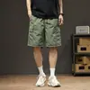 Pantalones Cortos Reversibles de Seda Helada para Hombres, Pantalones de Trabajo de Secado Rápido para Verano, Pantalones Cortos Holgados de Pierna Recta para Deportes al Aire Libre