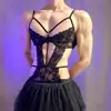 Lingerie Sexy de Uma Peça Lobe Renda Preta Conjunto Sexy Lingerie Extrema 2026 Novo Modelo Dropshipping Masculino