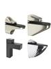 2 piezas de aleación de zinc clip ajustable para vidrio laminado clip de boca de pez clip F clip para partición fija clip de olecranon laminado